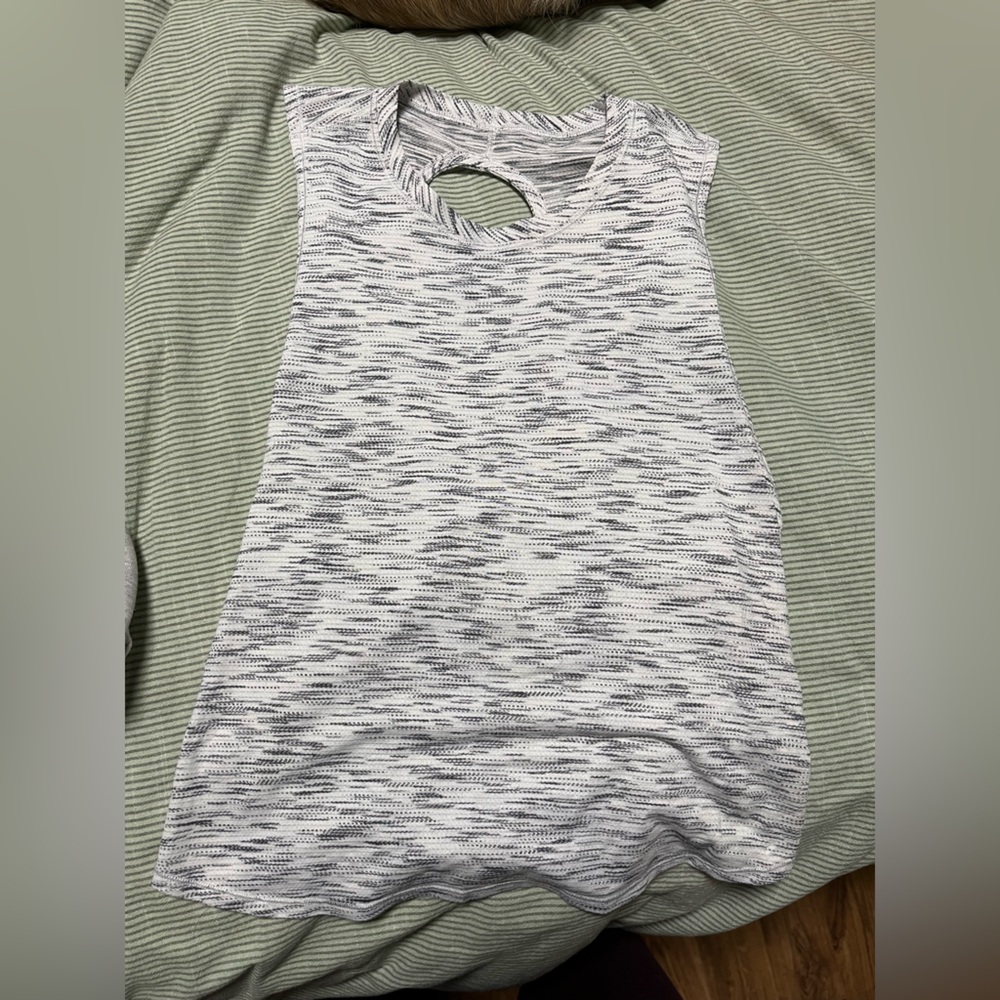 Lululemon Athletica Black and White Tank Top